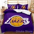 2021 наволочка с Баскетбольным логотипом льняное постельное белье Домашний текстиль двойной полный Королевский Размер NBA Текстиль