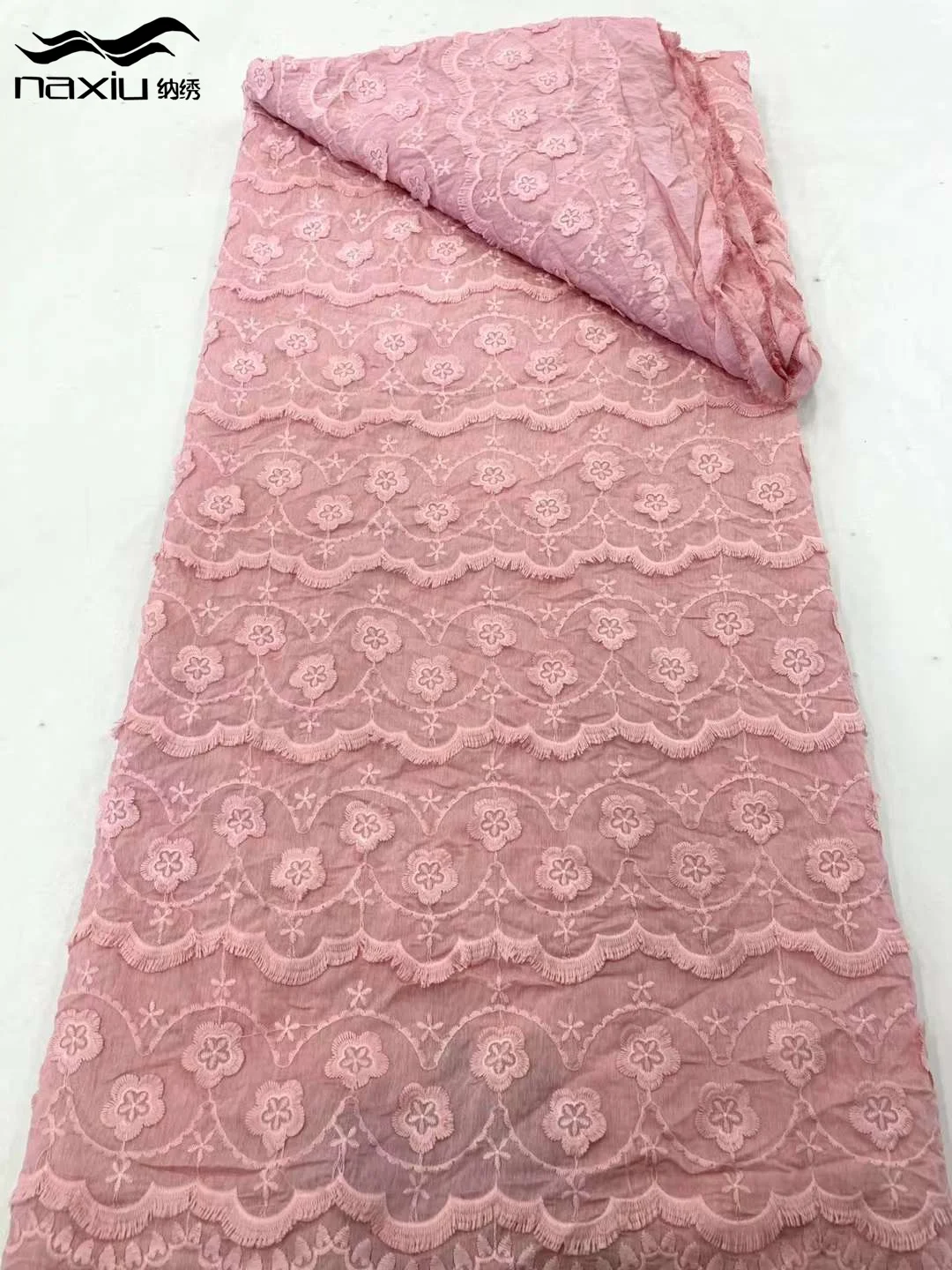 Новейшая африканская кружевная ткань Madison 2024 вышивка французское Тюлевое