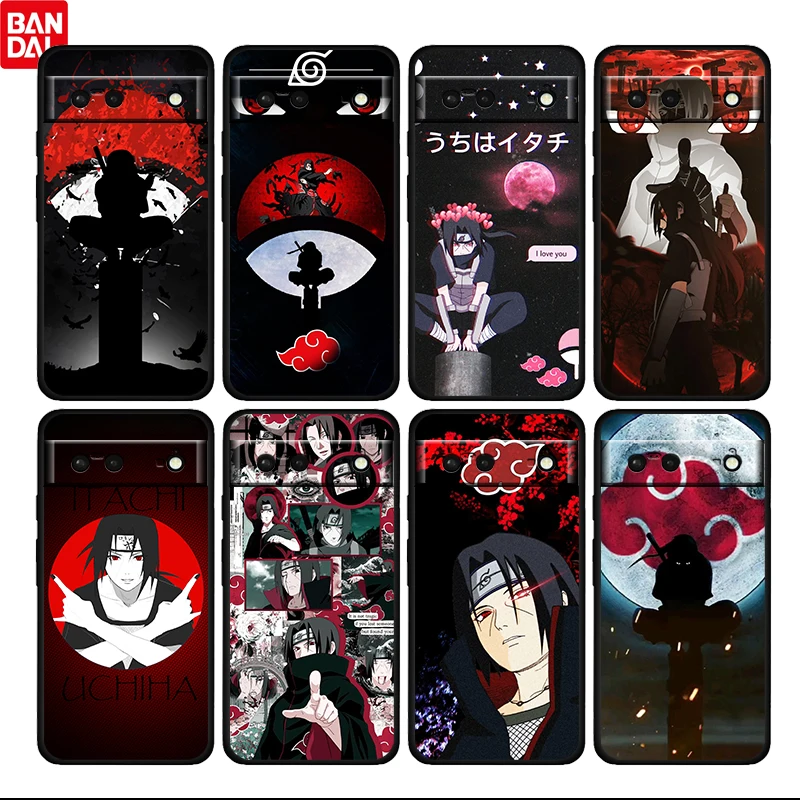 

Hot Anime NARUTO Fantasy For Google Pixel 6 6a 6Pro 5 5a 4 4a XL 5G Black Soft Phone Case Silicone Cover Fundas Coque Capa