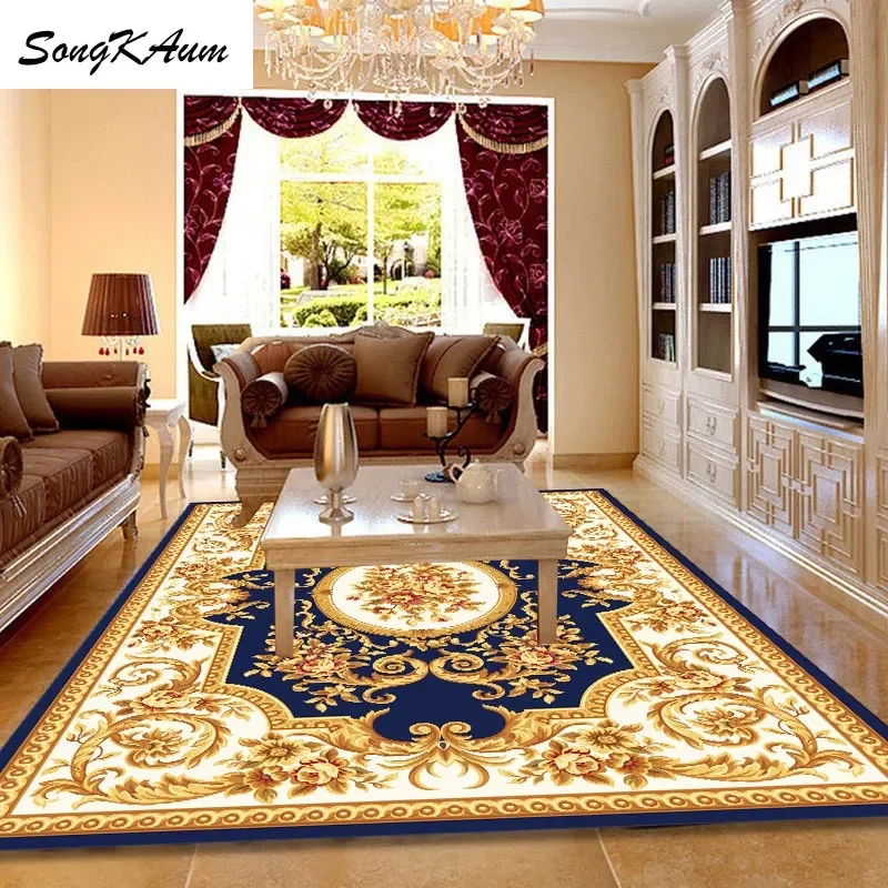 

NEW SongKAum European palace Large Carpets European simple Non-slip Tatami customizable Mats Bedroom Home Lving Room Rug