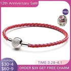 Женский браслет ATHENAIE, разноцветный браслет из стерлингового серебра 925 пробы с застежкой в виде сердечек и сердечек, Подарочный красный и розовый