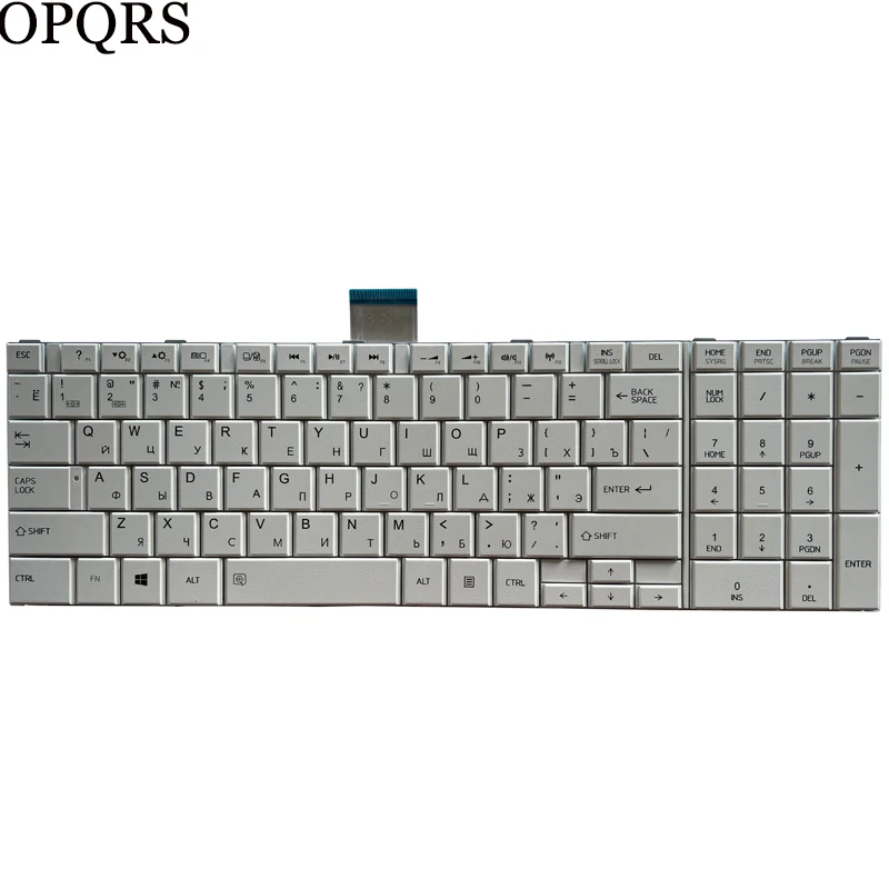 NEW Russian Keyboard for Toshiba Satellite C50-A C50-A506 C50D-A C55T-A C55-A C55D-A RU | Replacement Keyboards