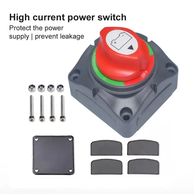 Автоматический переключатель отключения аккумулятора 12 В 24 200 А 300 массы с двумя