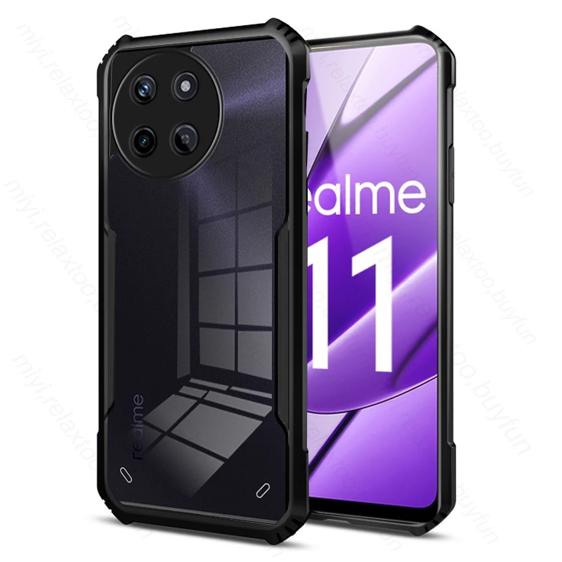 Для Realme 13 Pro Plus Extreme 12 12X Lite 11 11X оформление 4G защита от падения прозрачная № 38