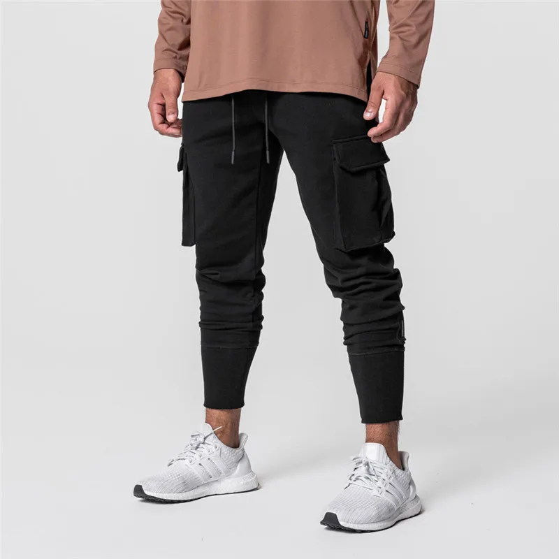 New fitness Men's Sports Pants Streetwear Outdoor Jogger Casual Pants Cargo Pants Men's Trousers Fashion  Men Clothing Cargo Y2k