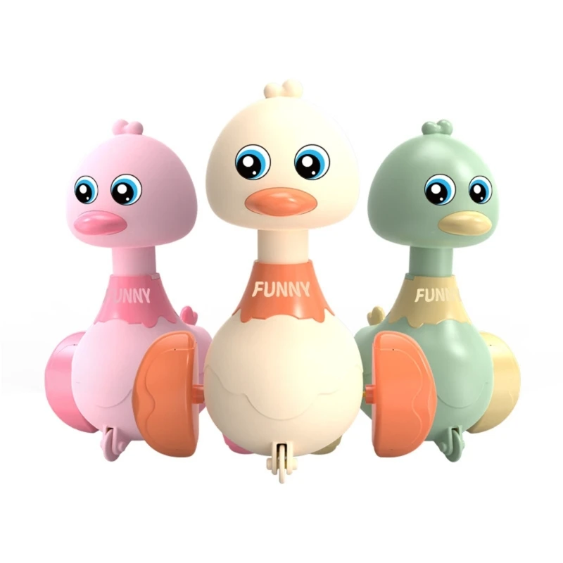 

Animal Duck Figure Toy for 1 2 3 Years Old Boy Girl 3 Piece Press and Go Ducks Toddler Toy 1st Birthday Gifts Baby Toy