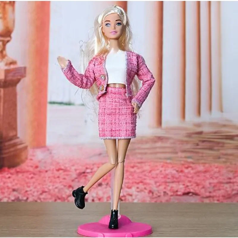 Красивое игрушечное платье TA3A бело-красная юбка одежда для ваших кукол 1/6 FR FR2 Xinyi