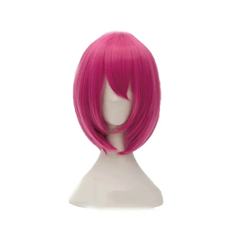 Косплей парик Cosbao The Seven Deadly Sins Gowther короткие розово-красные волосы