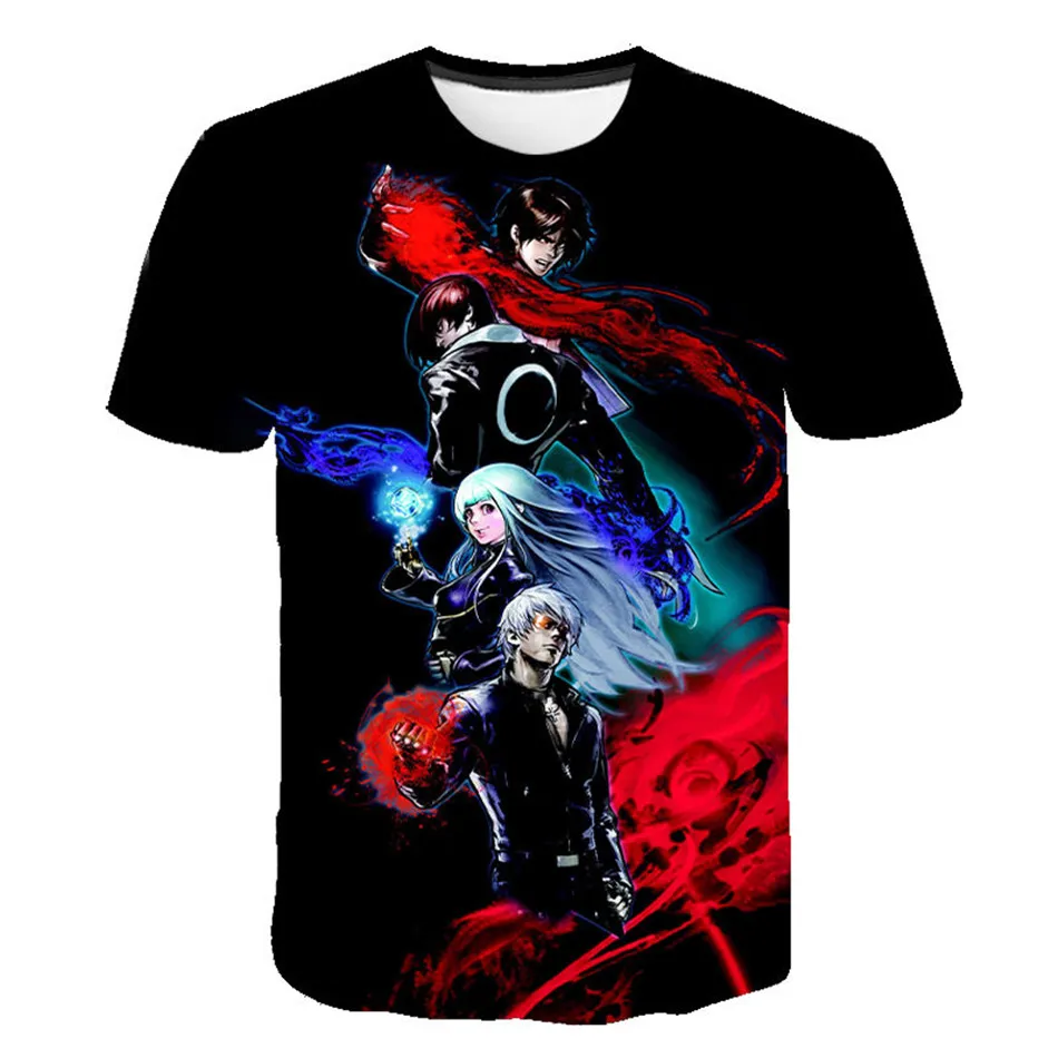 Футболка Мужская/женская с 3D принтом Король бойцов