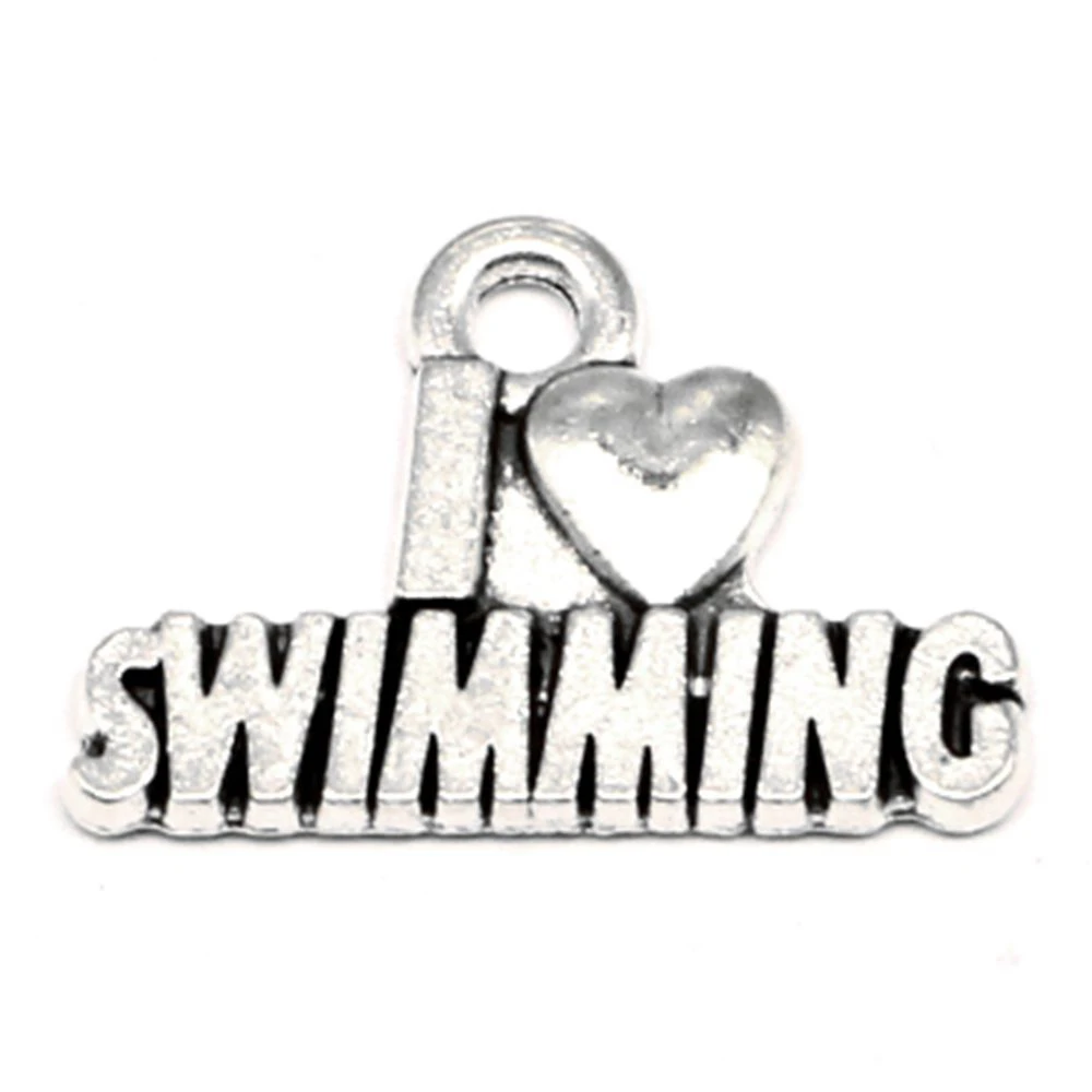 

I Love Usefulness Charm For Making Jewelry Diy Finding 50pcs 22x16mm