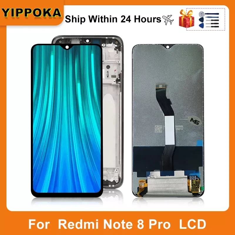 

NEW2023 6.53" For Xiaomi Redmi Note 8 Pro Display Touch Screen Digitizer Replacement Parts For Redmi Note 8 Pro LCD 10 Touc