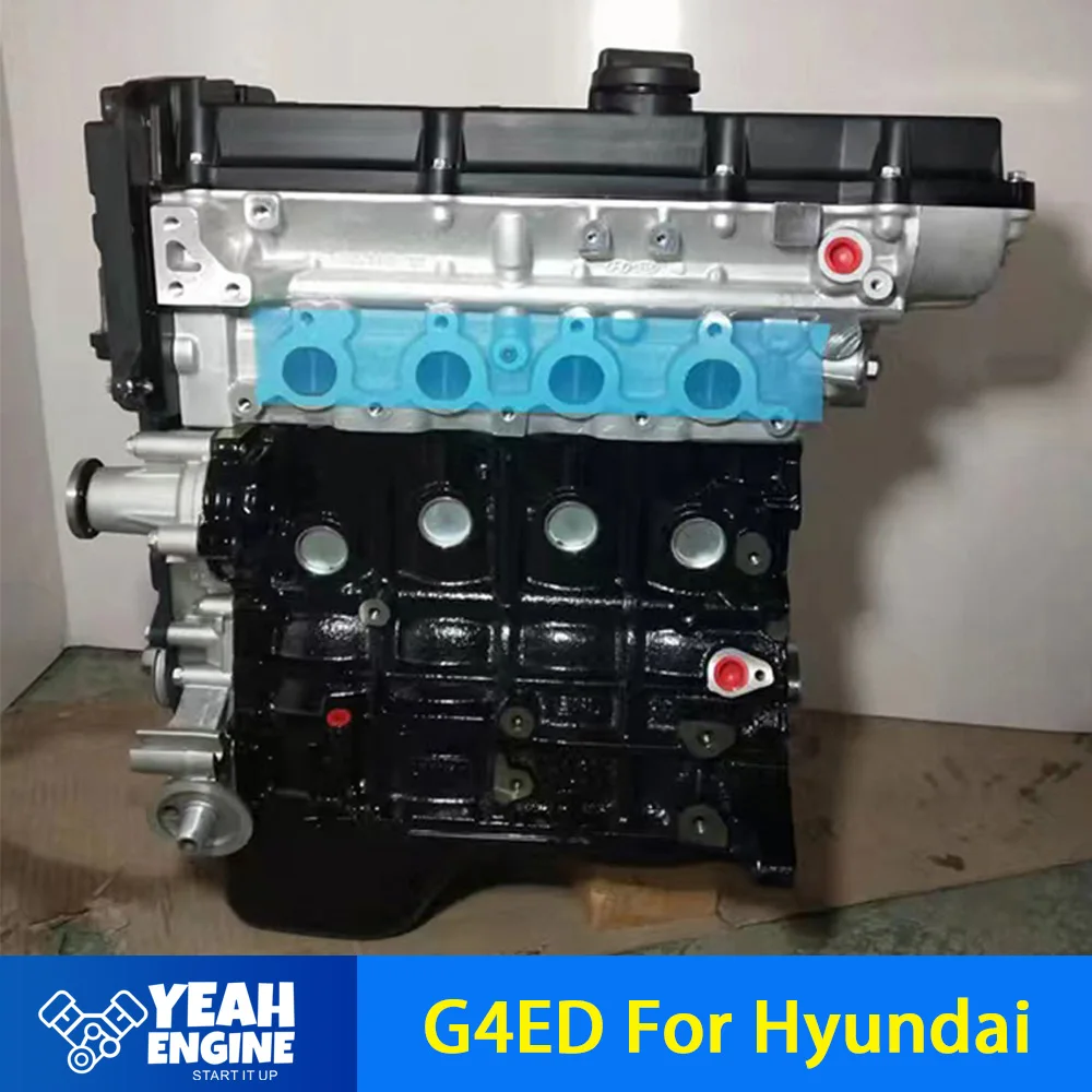Фото Автомобильный двигатель G4ED 1.6L для Hyundai Kia Rio, автозапчасти, бензиновый двигатель, комплектующие двигателя №1