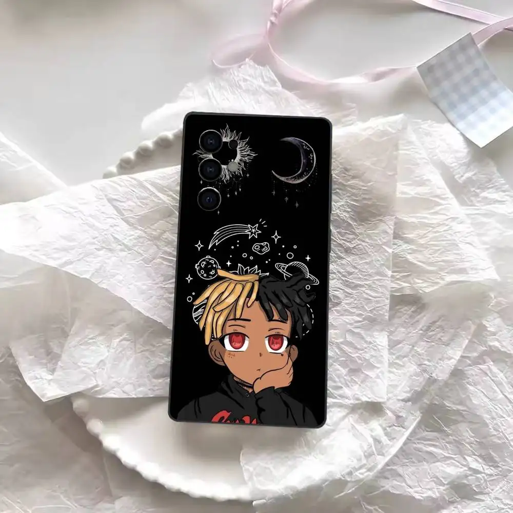 Чехол для телефона Rapper X-XXXTENTACION для Samsung S26,25,24,21,22,21,20,10,9,8,7,6,5,Ultra,Plus,Fe,Lite Black Shell (art.: 3920dabdb8a13) - 3920dabdb8a13
