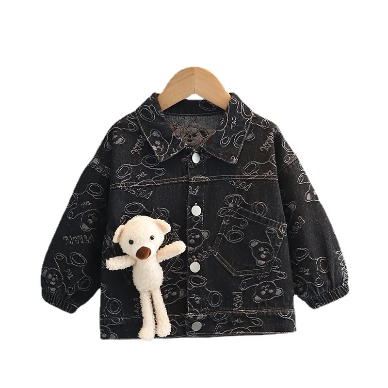 

Spring Autumn Baby Girl Clothes Children Boys Fashion Cartoon Jacket Toddler Casual Costume Infant Coat Clothing Kids Sportswear