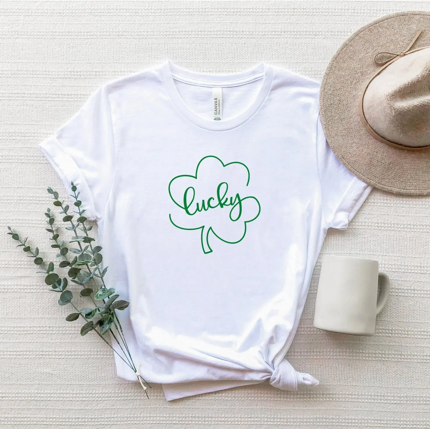 Футболка Shamrock на удачу с изображением клевера День Св. Патти женская одежда для