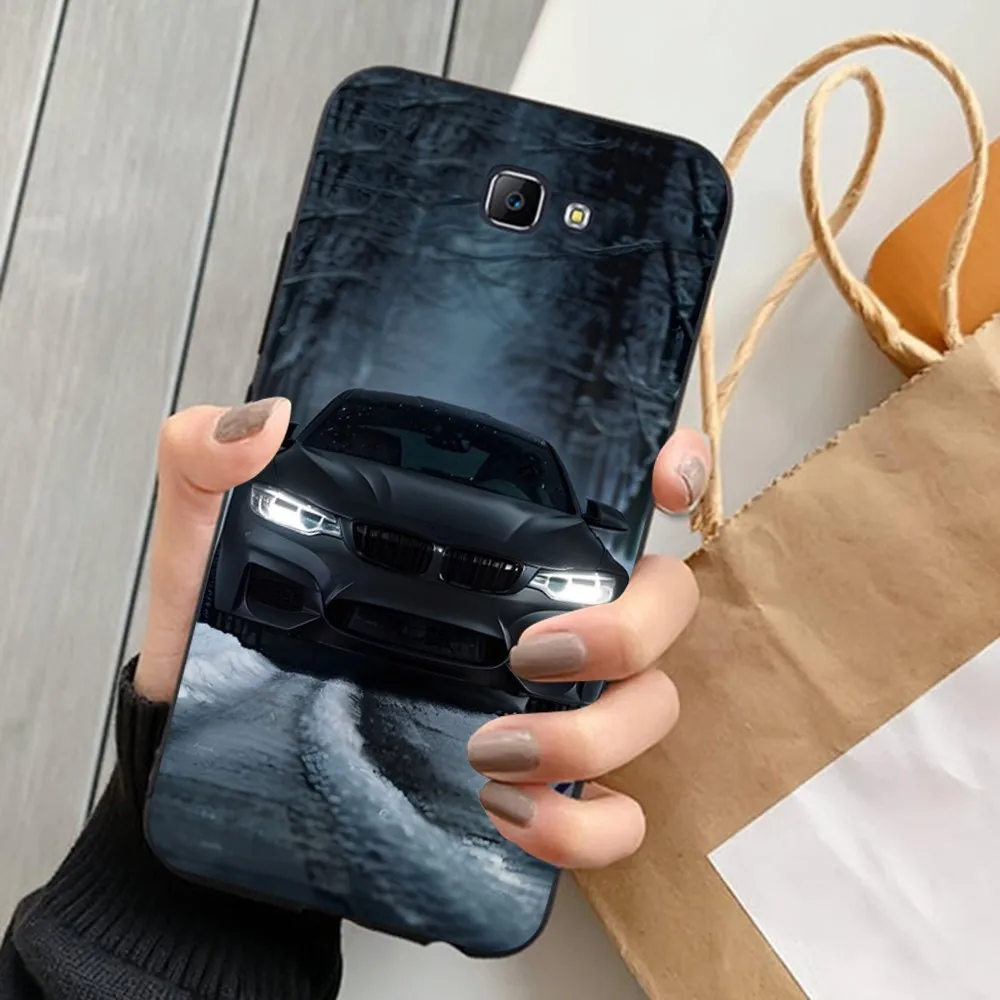 B-Blue Red Car Phone Case For Samsung J 7 Plus 7core J7 Neo J6 Prime J4 J5 Mobile Cover