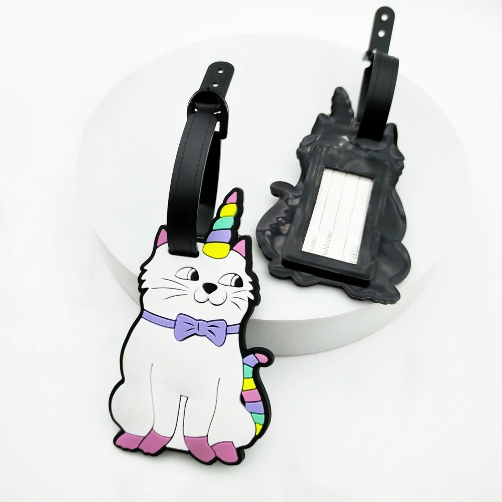 2 Упаковки Багажных Бирок С Милыми Животными И Котятами Подвесные