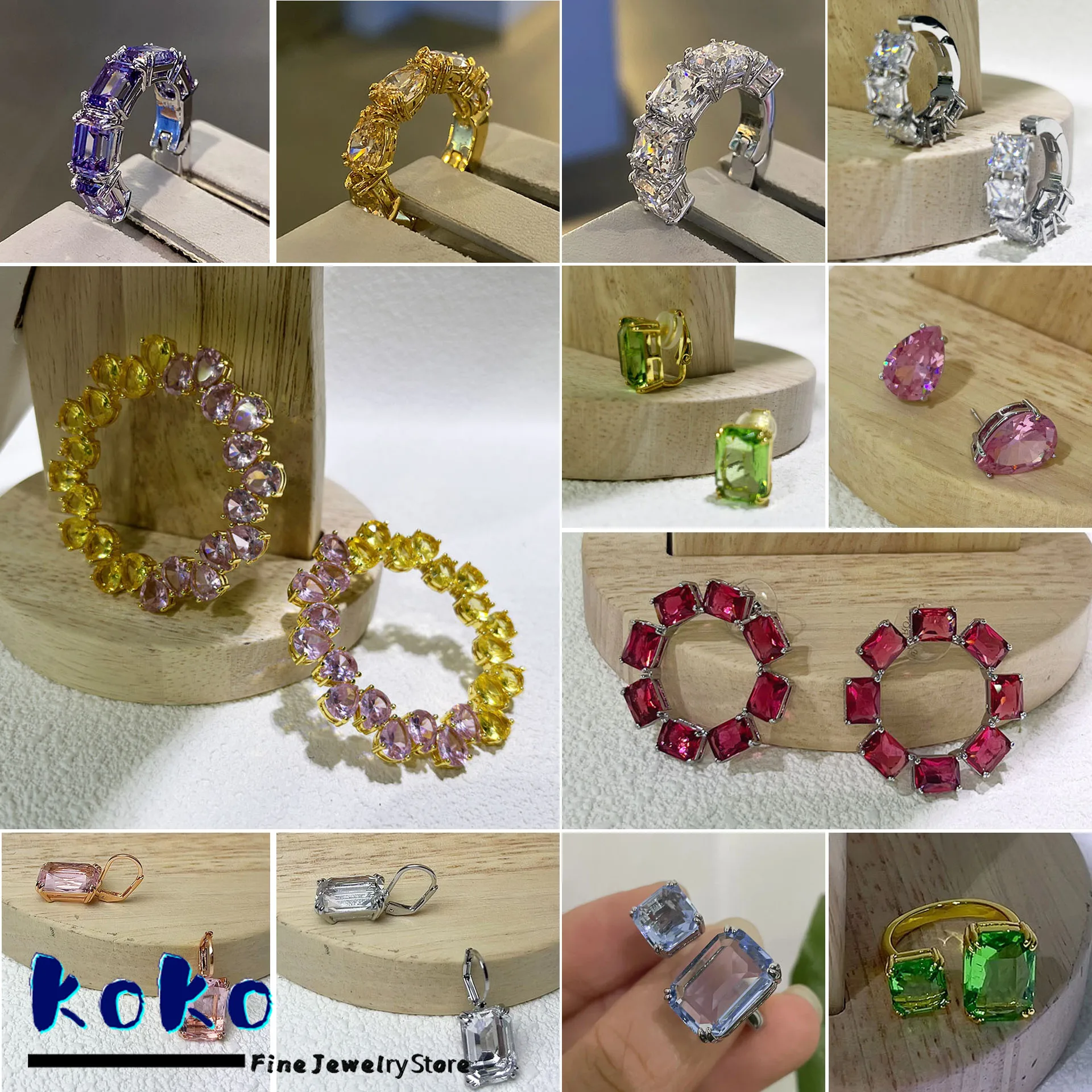 Оригинальные новые модные серьги-капли 2024 комплекты ювелирных украшений с