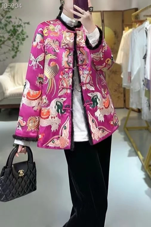 Эмбро Милл Однобортное пальто из вискозы