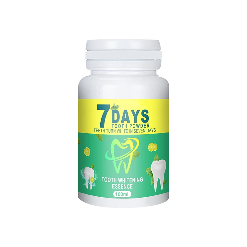 Порошок для отбеливания зубов 100 мл удаление дымовых пятен кофе от чая освежение