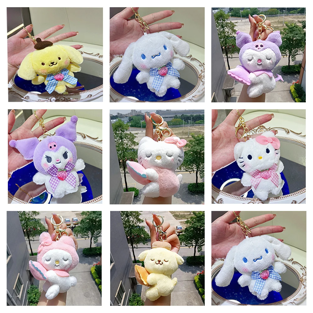 

Sanrio Hello Kitty My Melody Kuromi Cinnamoroll Kawaii Plush Anime Kid Toy Cartoon Collection for Kids Birthday Gifts