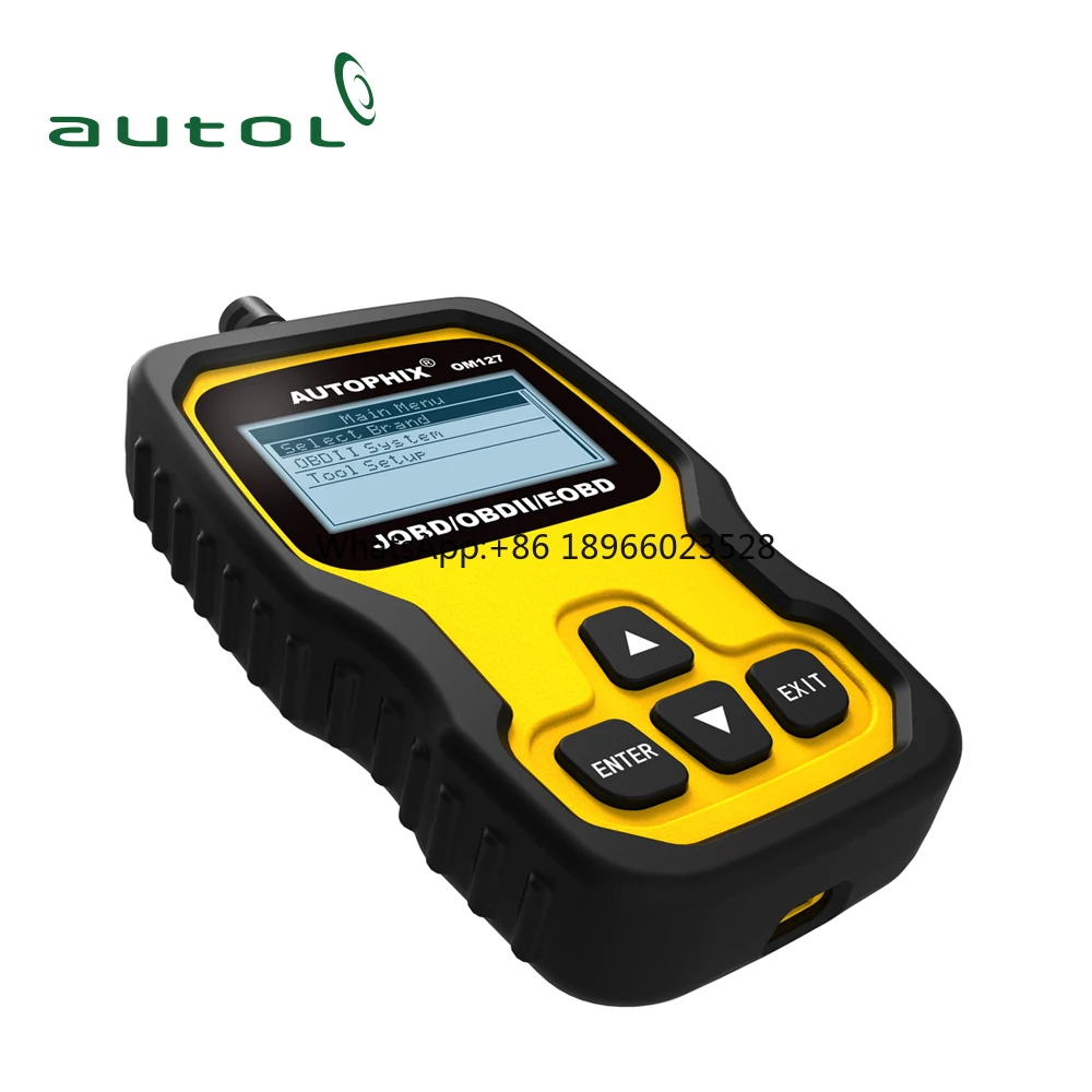 Автоматический считыватель кодов OM127 OBD2 EOBD диагностический сканер JOBD
