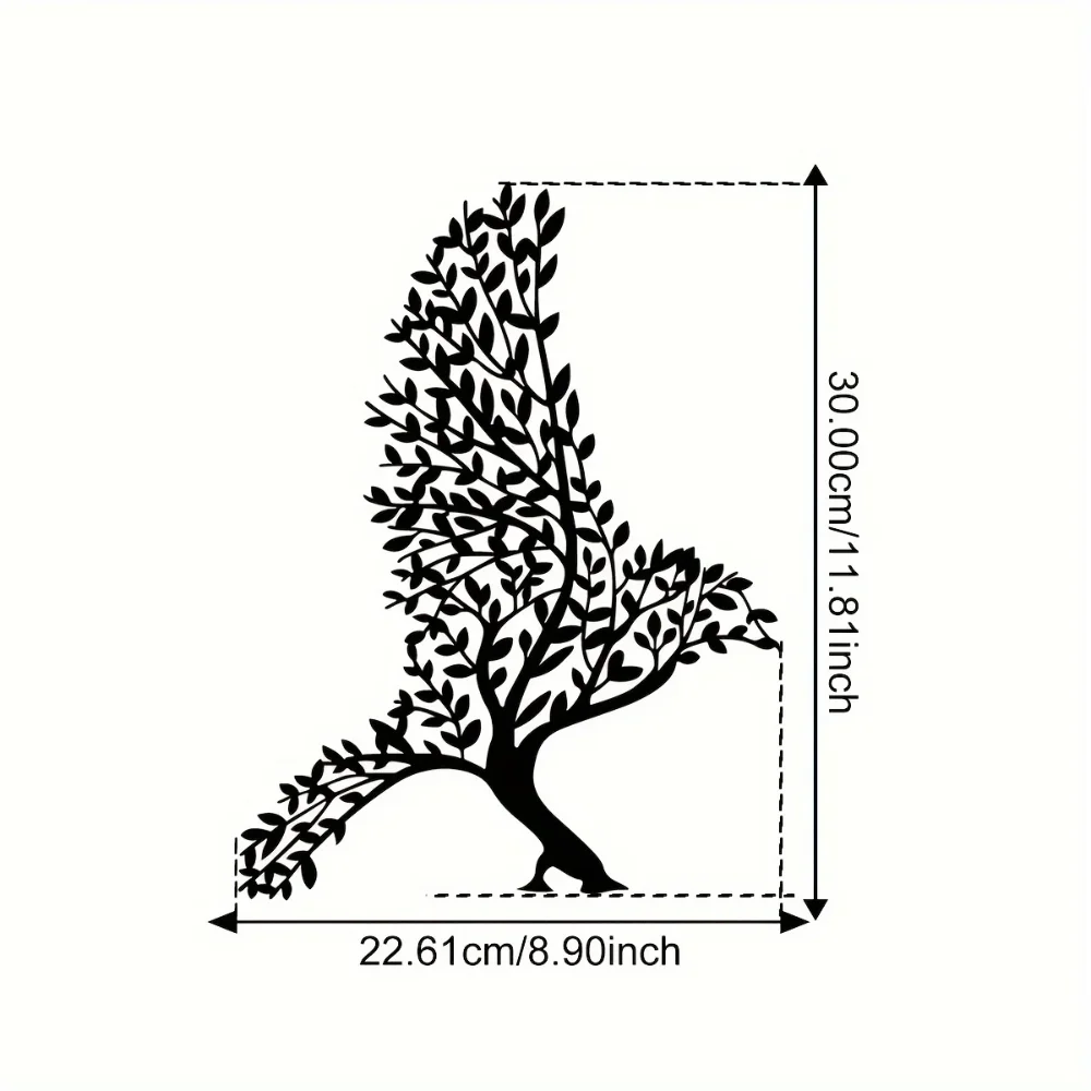 Изысканное креативное железное искусство с веткой дерева и украшением птиц для