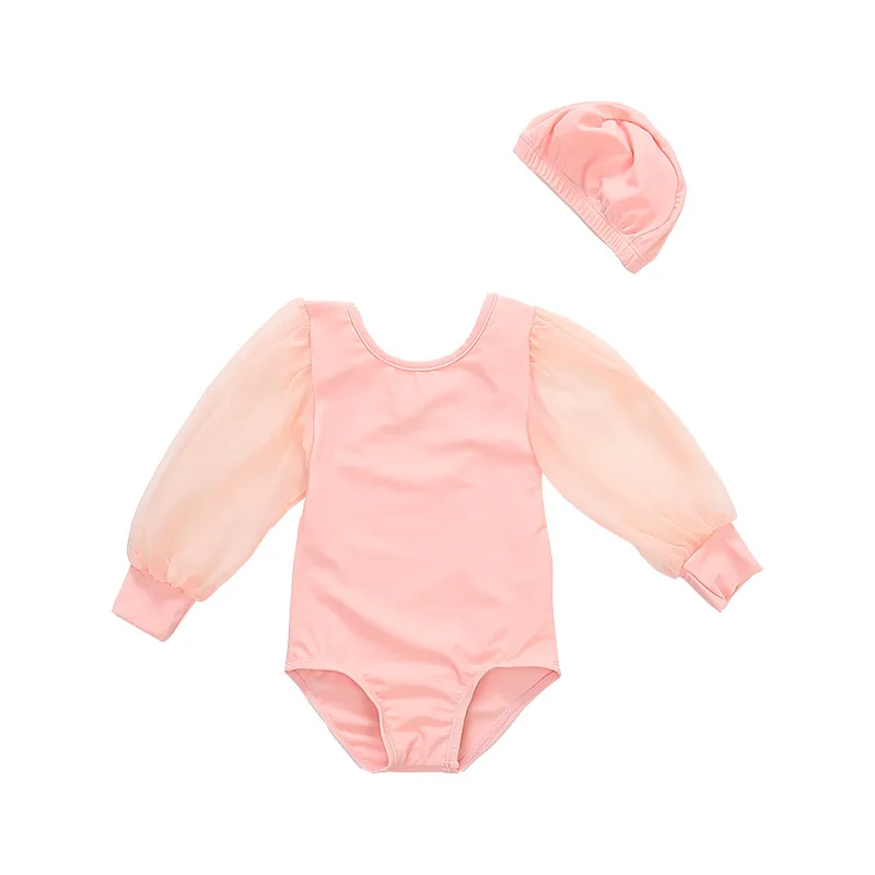 

Girl's Swimsuit Siamese Korean Holiday Fashionable Princess Sweet Girl Children Children's Swimwear One Piece Swimsuit