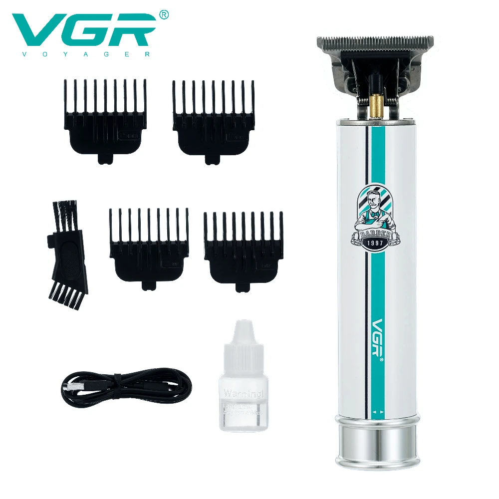 

VGR Hair Cutting Machine Haircut Machine Professional Electric Hair Clipper T9 Hair Trimmer Bald Barber USB Charging Men V-079
