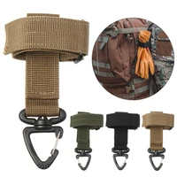 1pc multi purpose glove hook military fan outdoor tactical gloves climbing rope storage buckle adjust camping hanging buck