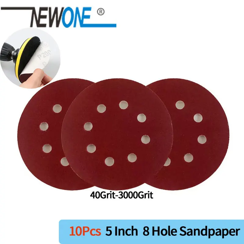 

NEWONE Шлифовальная бумага 40Grit-3000Grit 125 мм