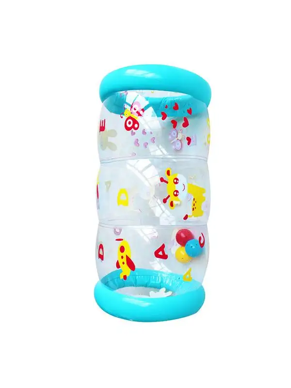 

Baby Crawling Toys Early Childhood Inflatable Roller Toys Crawling With Bells Fitness Toys Educational New Lnflatable Toy