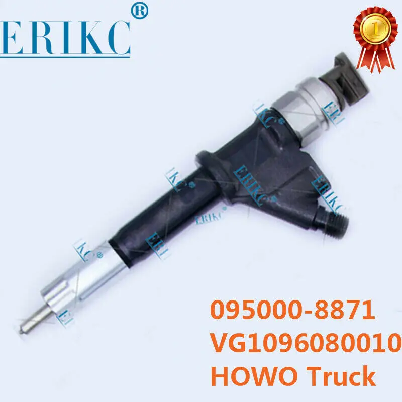 

095000-8871 Common Rail Injector Assembly VG1096080010 Original Diesel Fuel Injector for HOWO Truck Denso 095000-887#