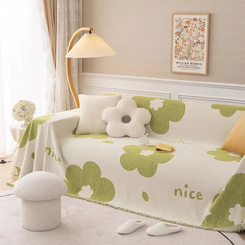 

Thickened Sofa Cover Chenille Plush Autumn and Winter Sofa Cushion Cloth Non-slip Anti-cat Scratch Sofa Cover Blanket