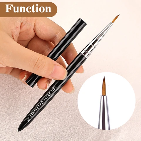 Кисть для акрилового дизайна ногтей Nylon