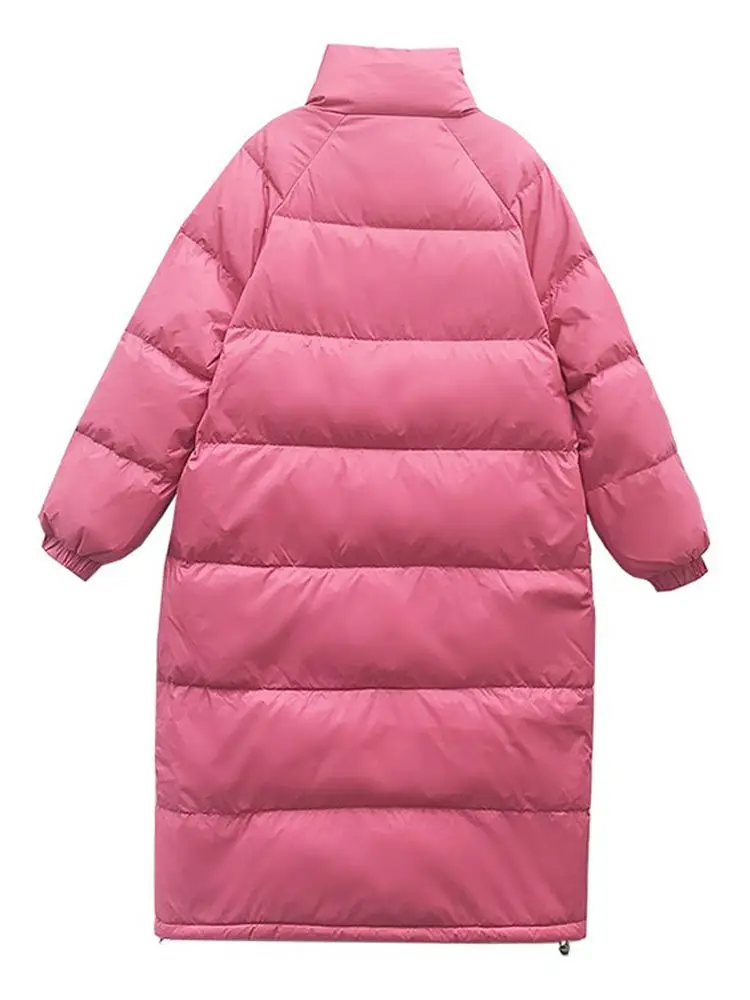 Women Long Down Jacket New Casual Style White Duck Down Jackets Autumn Winter Coats And Parkas Female Outwear