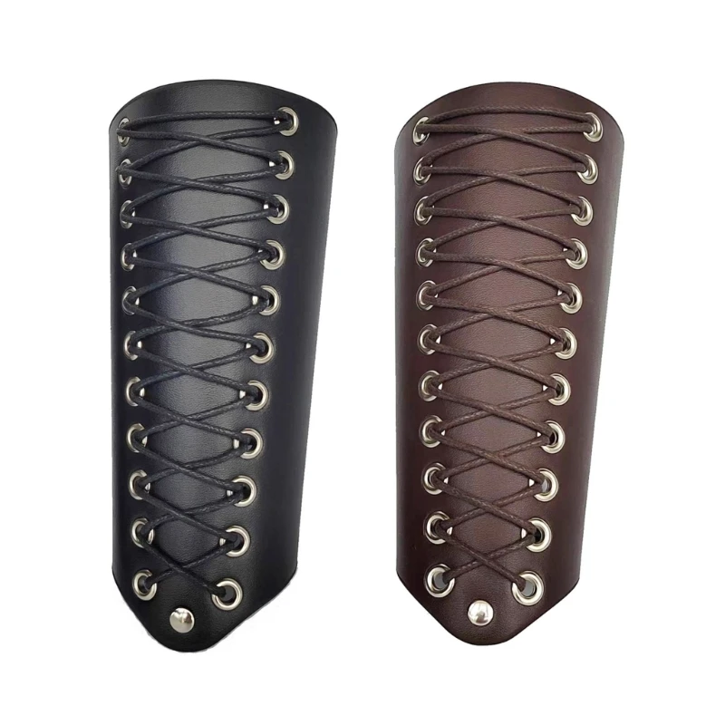 

Винтажный браслет средневековья, широкий браслет на шнуровке, доспехи, манжеты, рукавицы, Прямая доставка