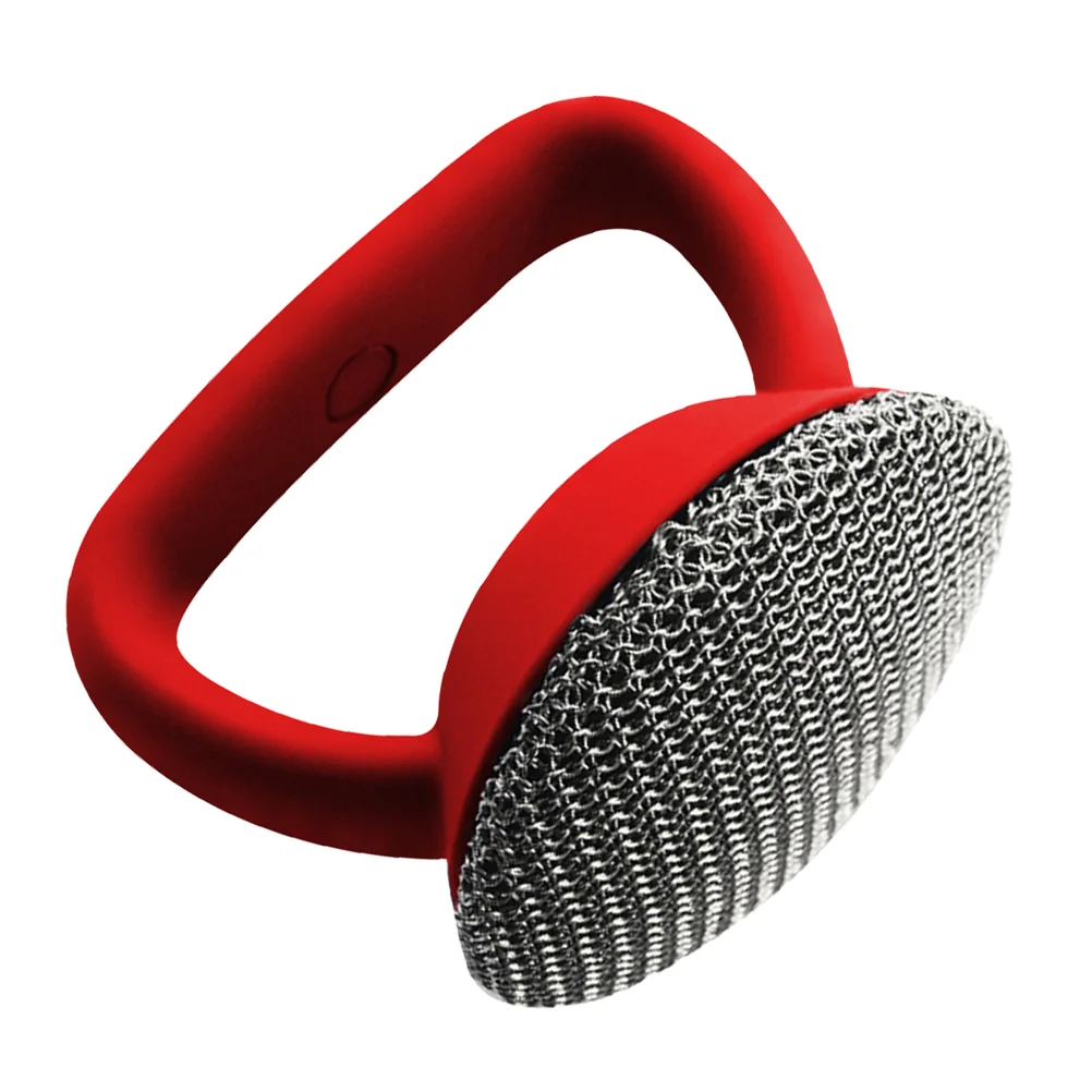 

Scrubber Chainmail Brush Cast Iron Cleaner Skillet Cookware Cleaning Metal Scrub Steel Wool