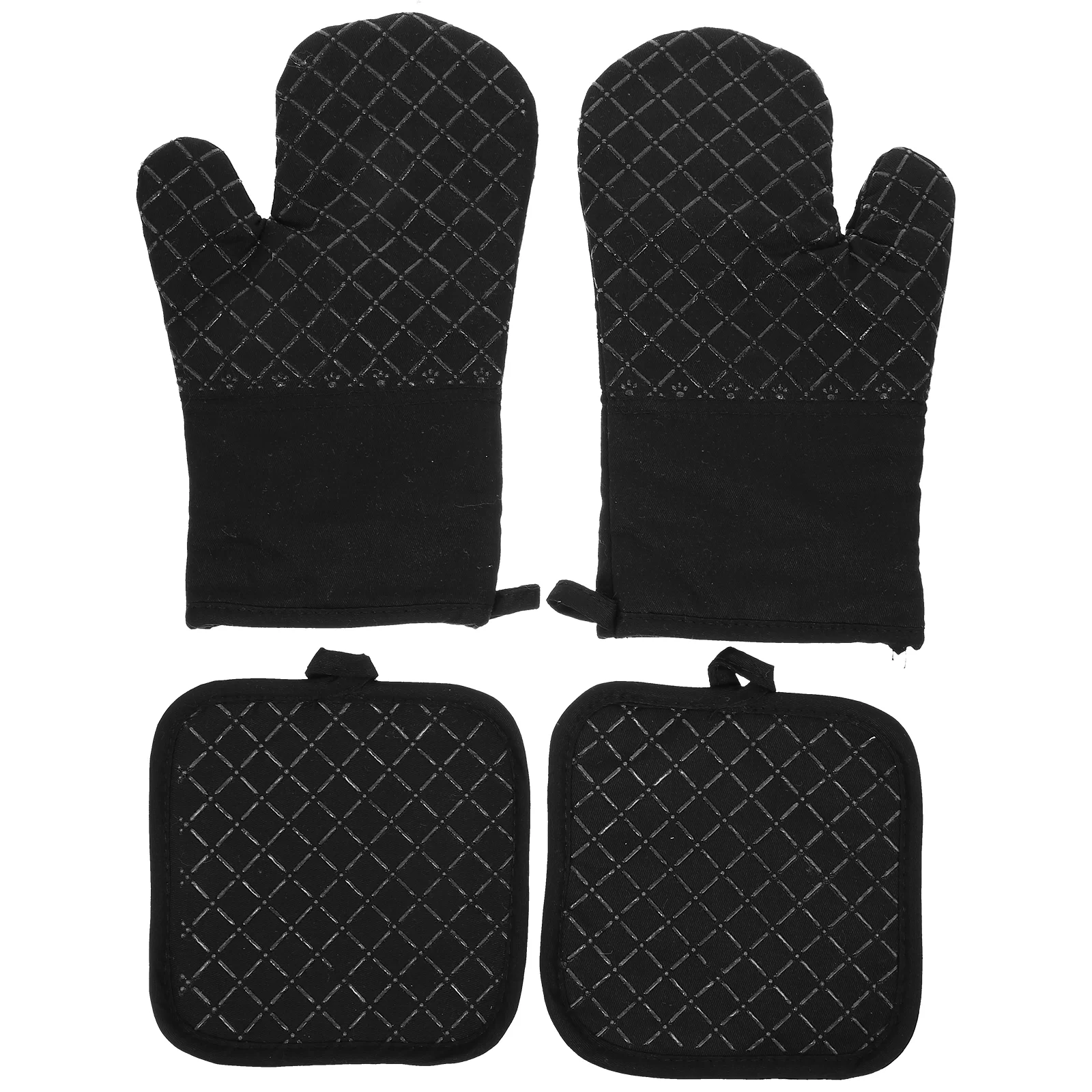 

1 Set Kitchen Baking Mitts Heat Resistant Mats Home Anti-Scalding