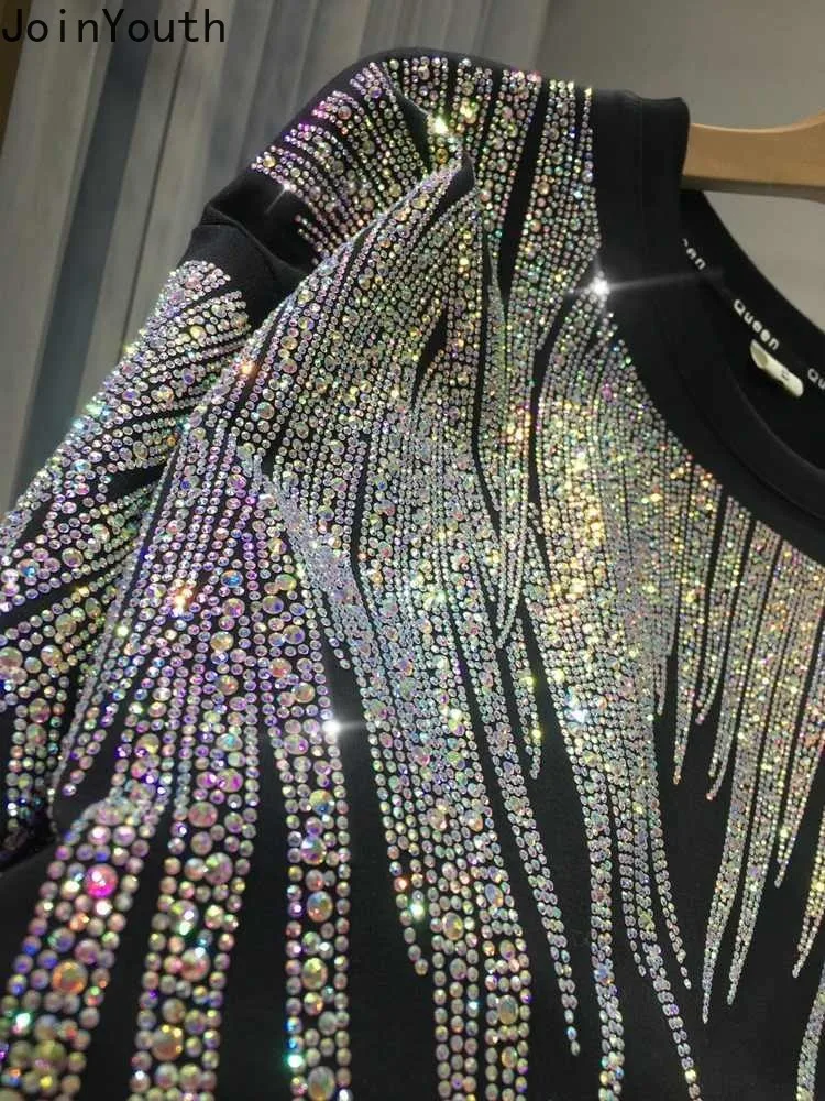 Футболка женская оверсайз с круглым вырезом модная тенниска коротким рукавом