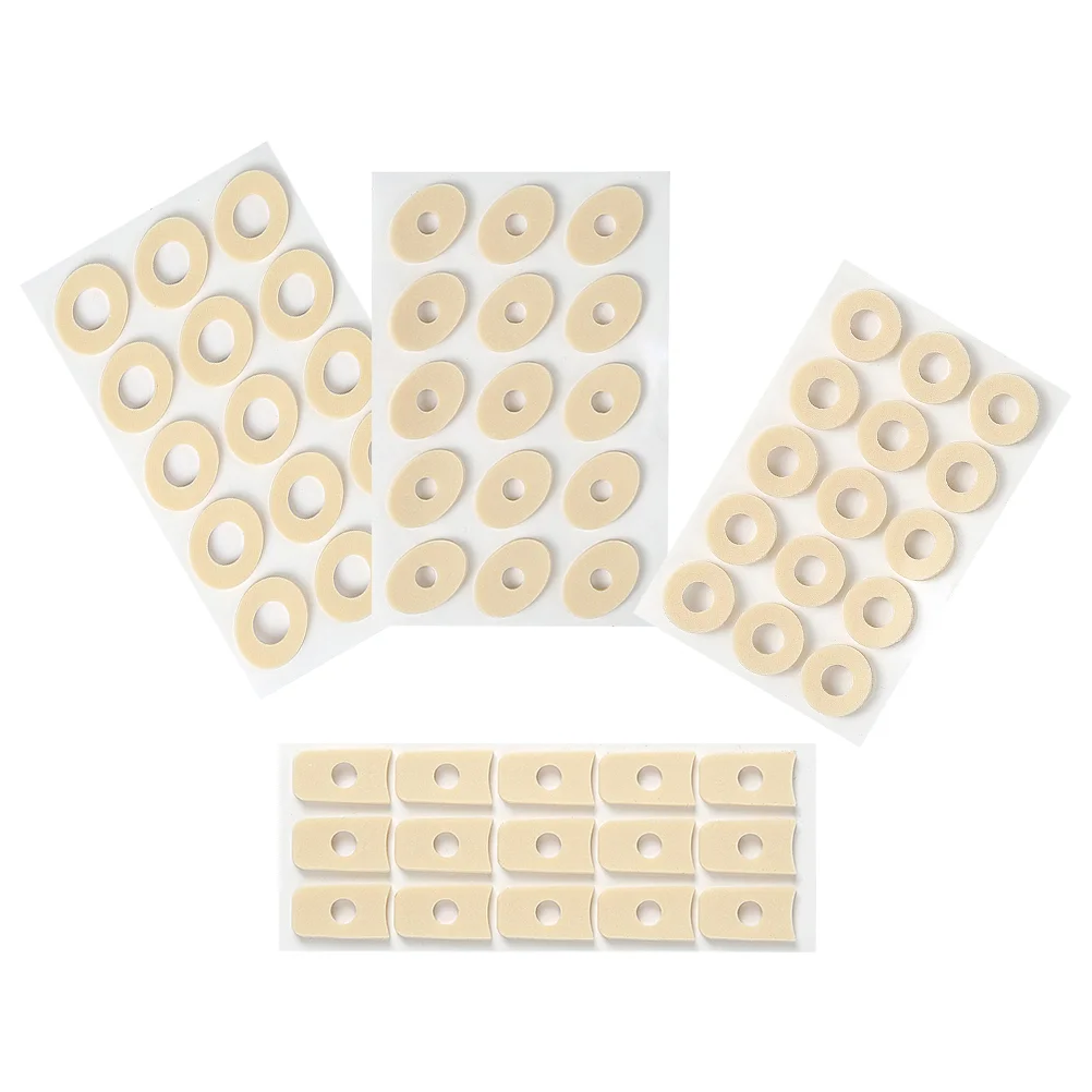 

4 Sheets Foam Stickers Latex Corn Relaxation Pad Pads Toe Protector Callus Cushions