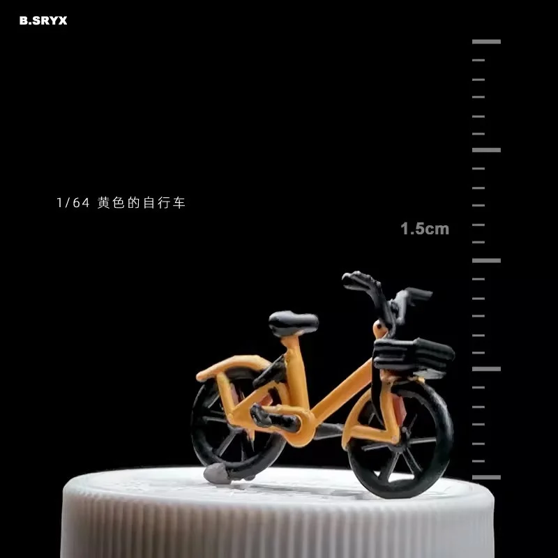 1:64 масштаб модель 1 шт. Реалистичная фигурка из смолы для езды на велосипеде