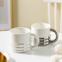 european style ins mug large capacity milk cup cereal coffee cup hot drink home student breakfast cup