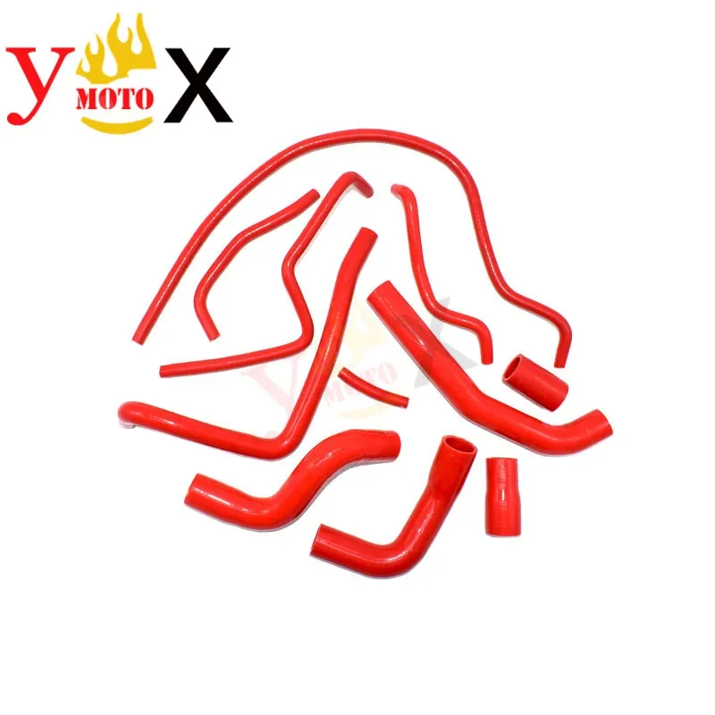 

YZF-R1 09-14 11 шт./компл. красный мотоциклетный силиконовый шланг радиатора, водопроводные трубы, трубка охлаждающей жидкости для YAMAHA R1 2009-2014 2010 2011 2012