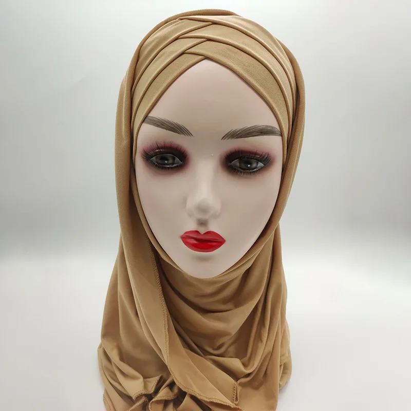 

New Scarf Hat One Piece Hat Malaysia Two Piece Set Muslim Scarf Hat Cap