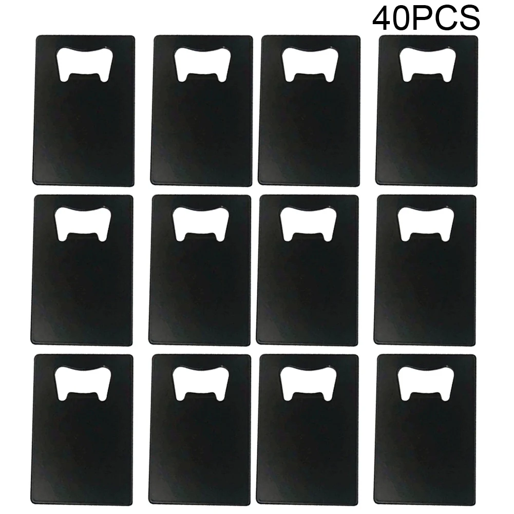 

40 шт., Карманный Кошелек для открывания бутылок, нержавеющая сталь