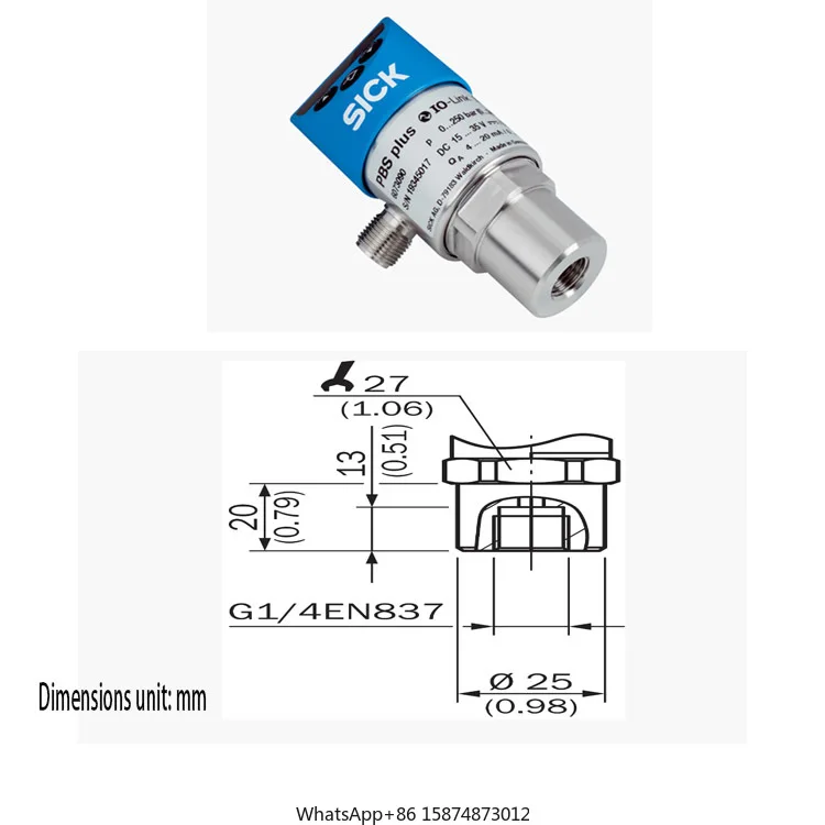 SICK ГОРЯЧАЯ продажа Реле давления 6073475 PBS2-RB010SG2SS0LMA0Z