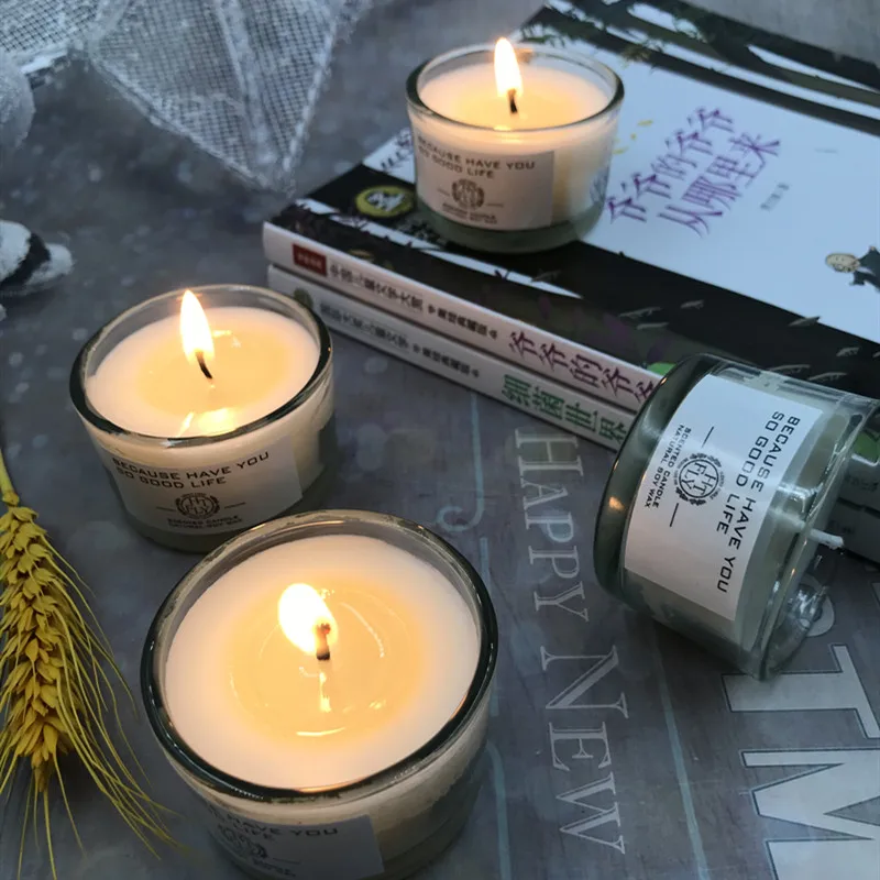Scented Candles Birthday Gifts 30g Soy Wax Natural plant essential oil Home Decor Yoga Hotel Restaurant Wedding decoration |