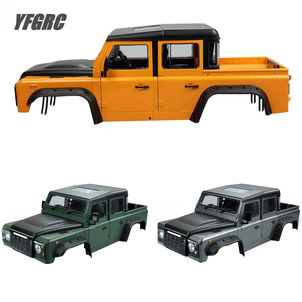 

1/10 RC Crawler Car 313mm Wheelbase 12.3in Pickup Truck Body Shell for Axial SCX10 90046 Traxxas TRX4 Defender Parts