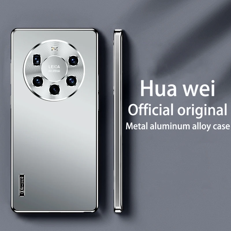 

Чехол для Huawei mate 40 30 P50 P40 Pro, металлический магнитный полноразмерный матовый чехол для камеры с защитой от отпечатков пальцев, ультратонкие чехлы
